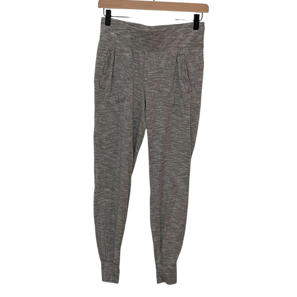 Athleta High Rise Joggers Women's XS Gray Lounge Athleisure